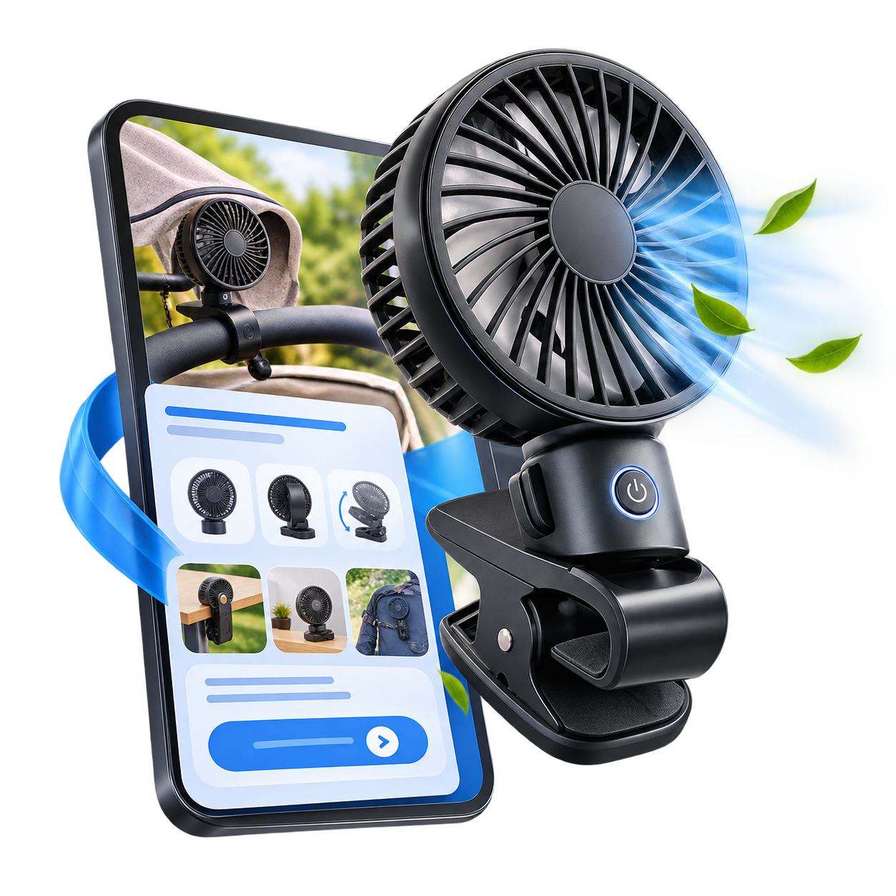 Cliprotary Fan Landing Page