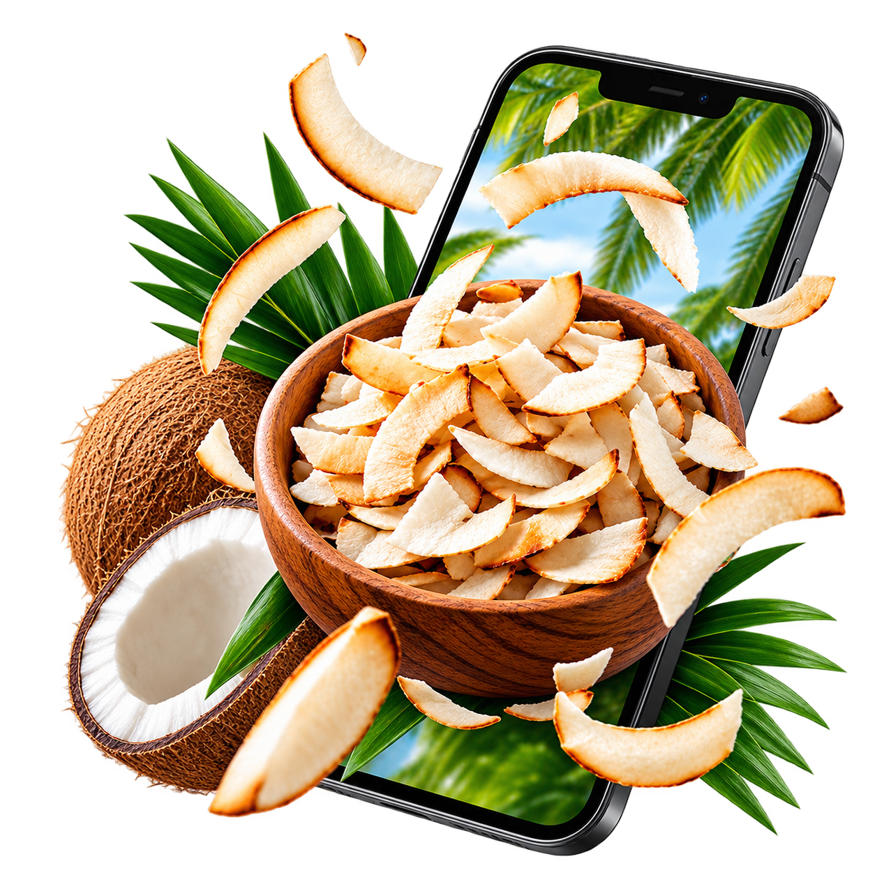 Coconut Chips Landing Page