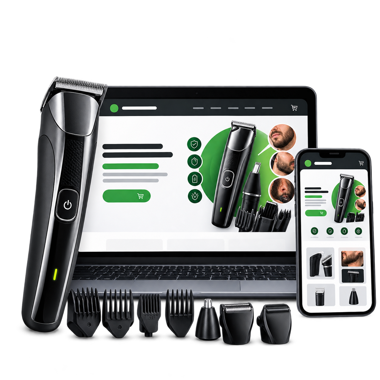 Trimmer landing page service
