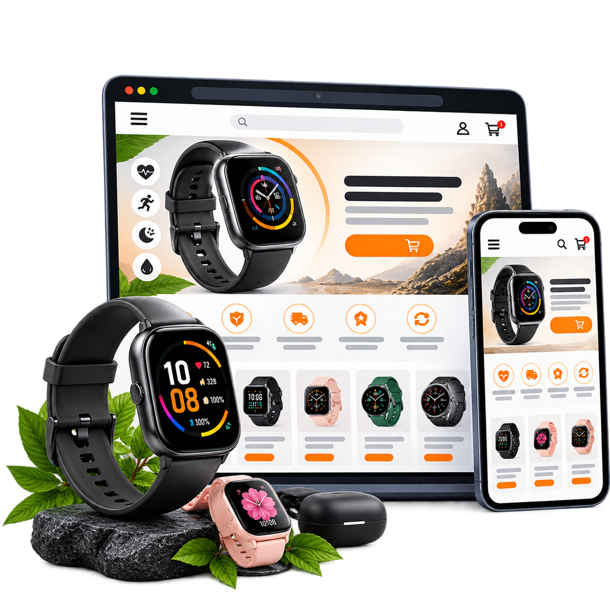 Smartwatch Landing Page