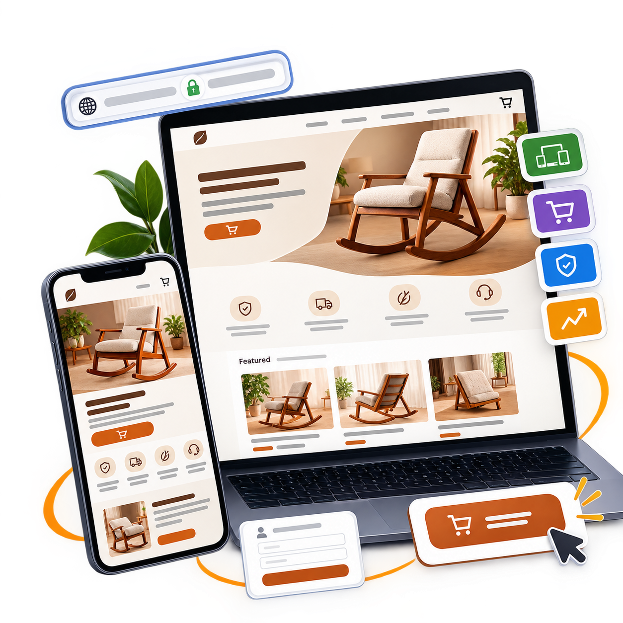 Rocking Chair Landing Page