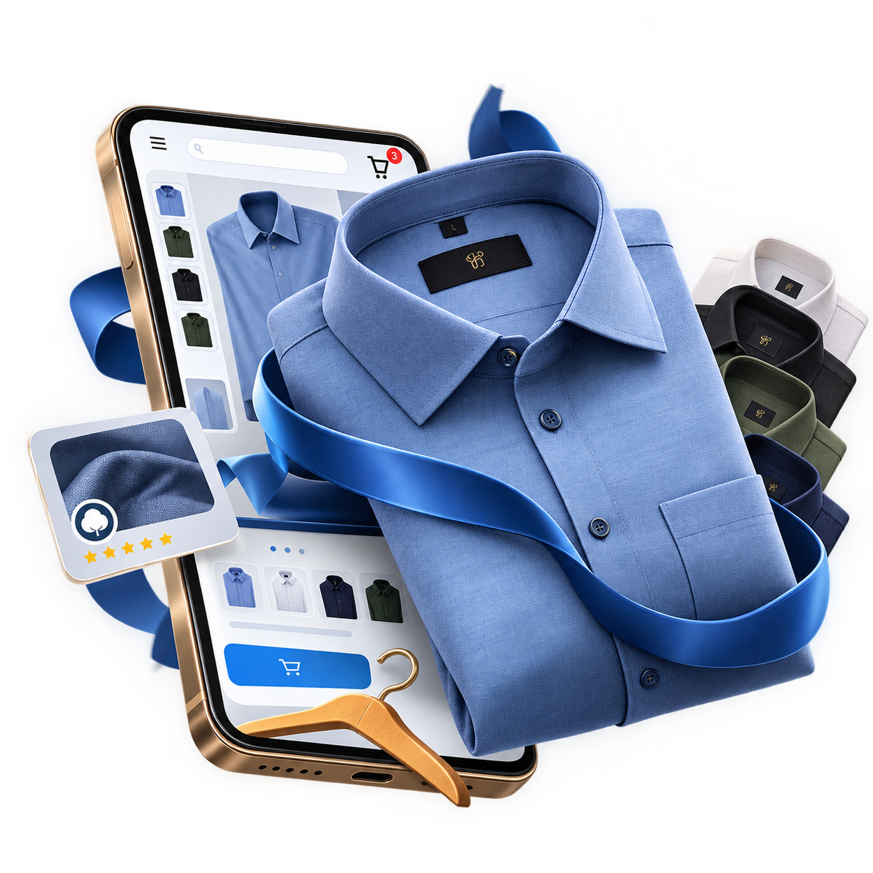 Classic Shirt Landing Page