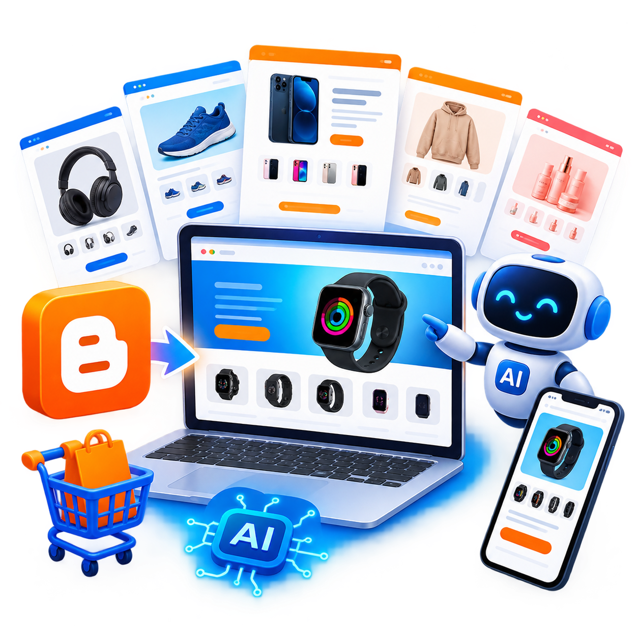 Blogger Smart Product Landing Page