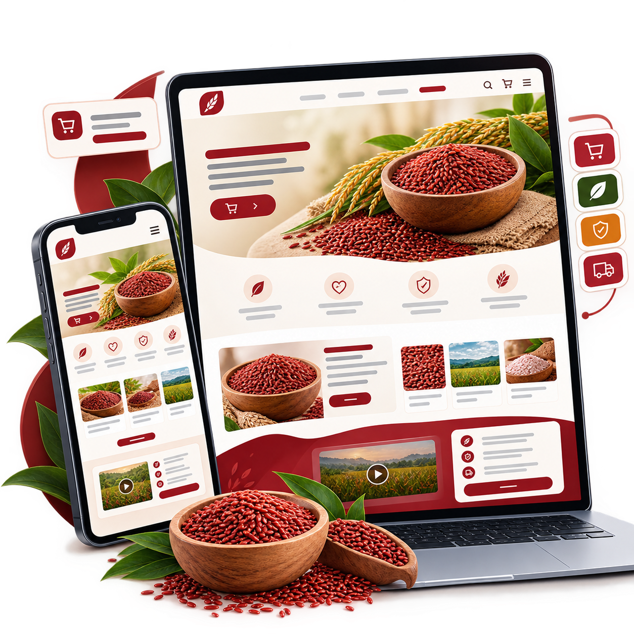 Red Rice Landing Page