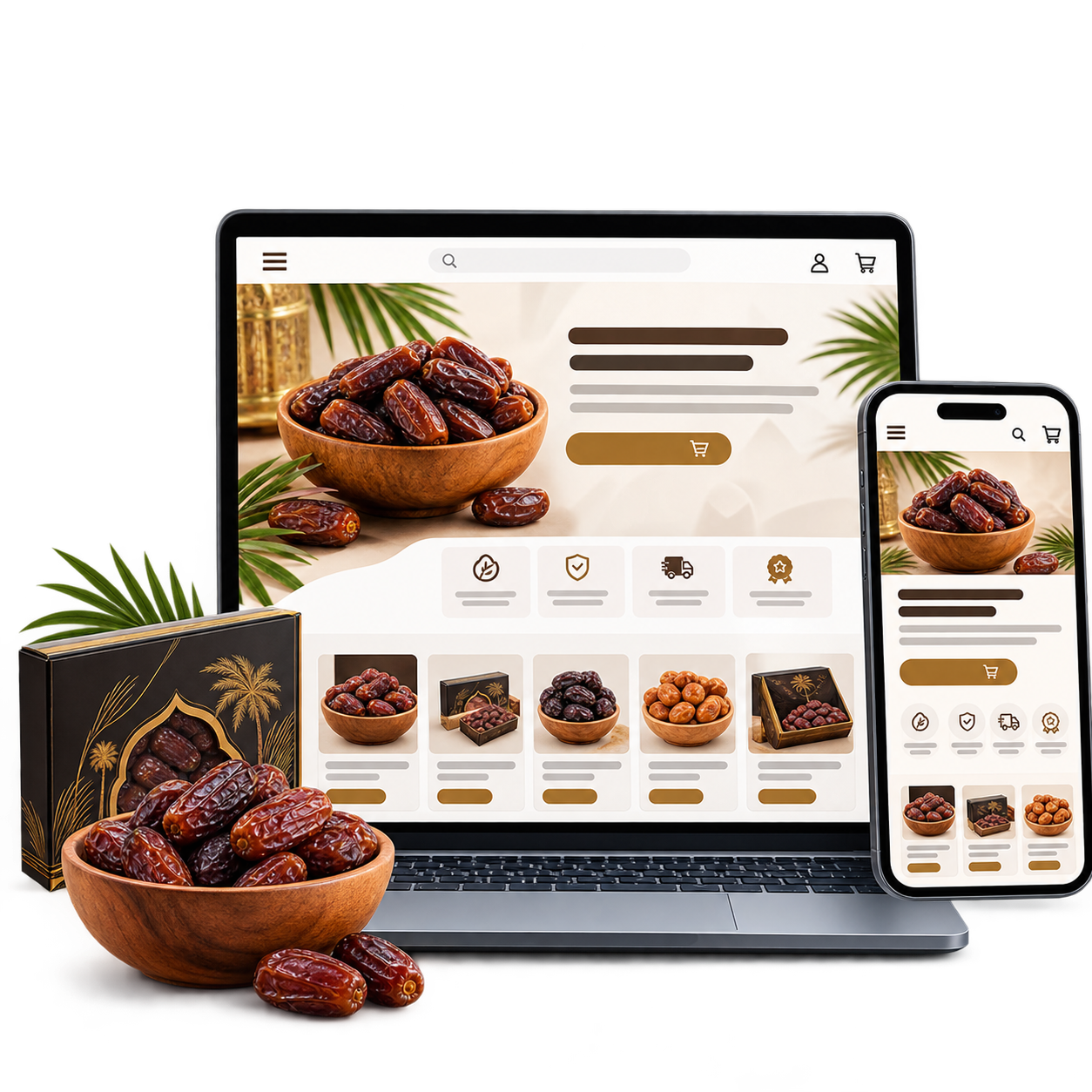 সুগাই খেজুর বিক্রির Landing Page