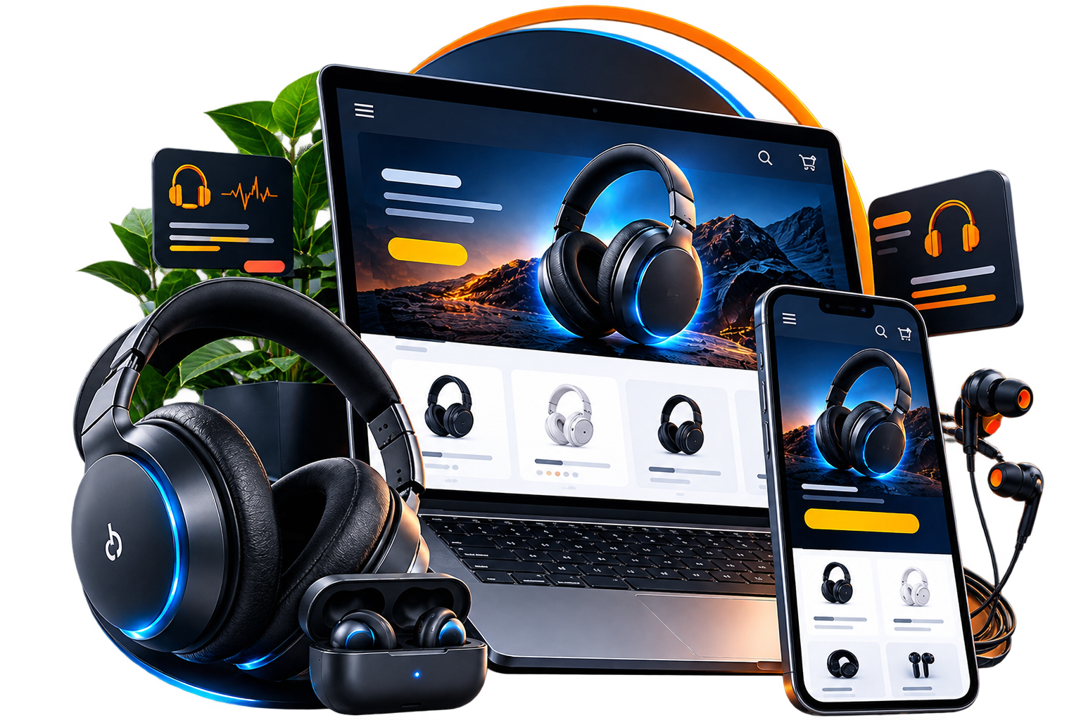 Headphone Landing Page