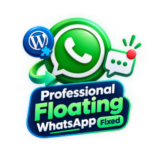 Professional Floating WhatsApp Fixed