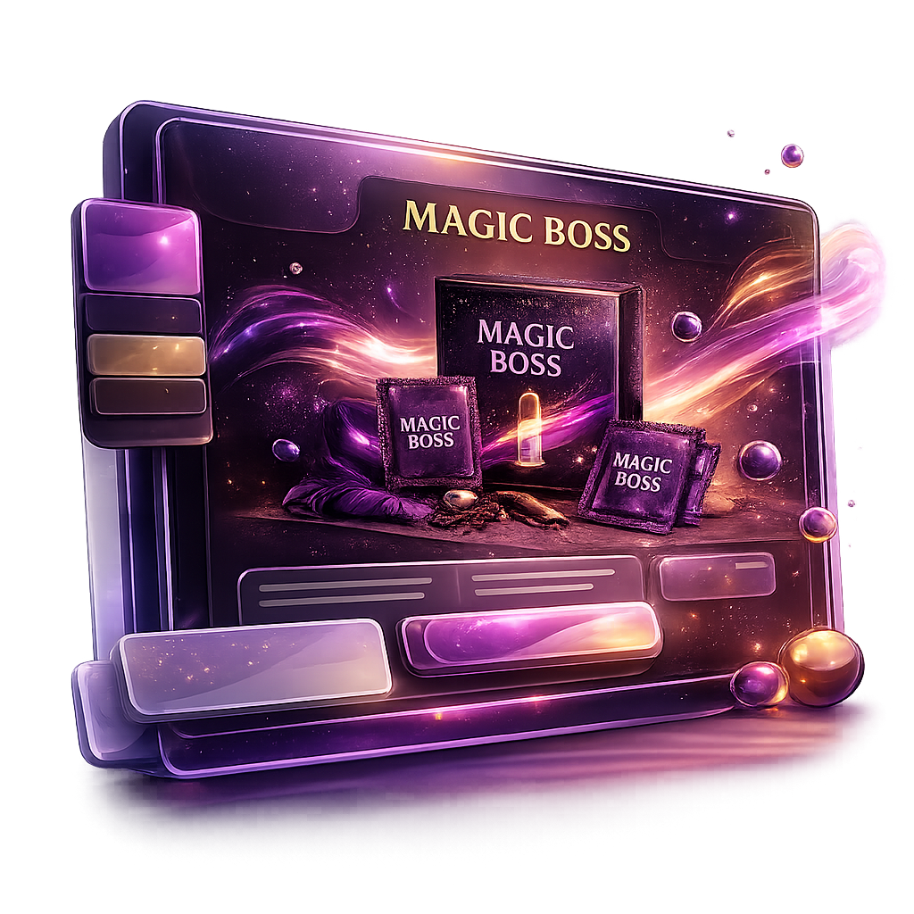 Magic Boss Condom Landing Page