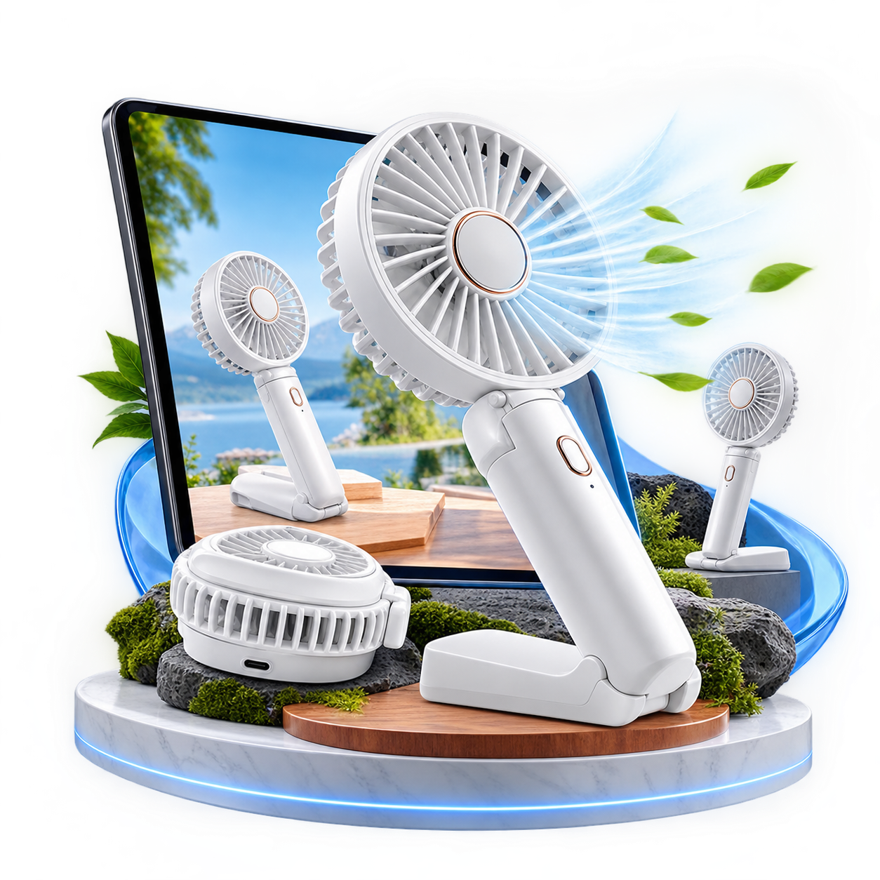 Folding Table Fan Landing Page