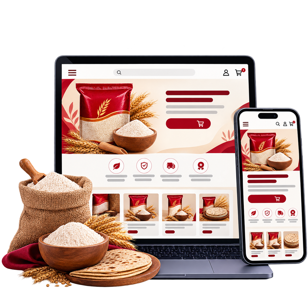 Special Red Atta Landing Page